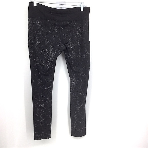 Lululemon Speed Tight Arsenal Gray Black Leggings - Picture 4 of 5